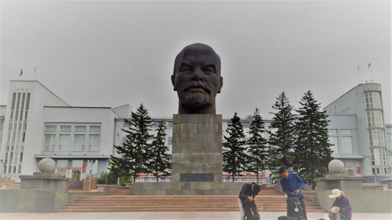 Tête de Lénine à Oulan-Oude