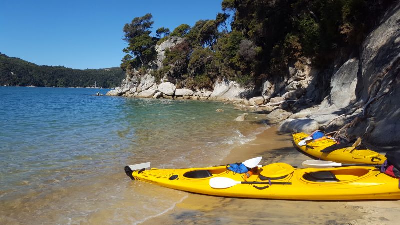 Journée en Kayak dans la baie Tasman